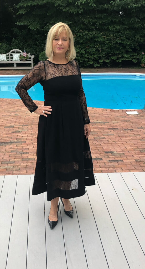 Karen going to black tie event